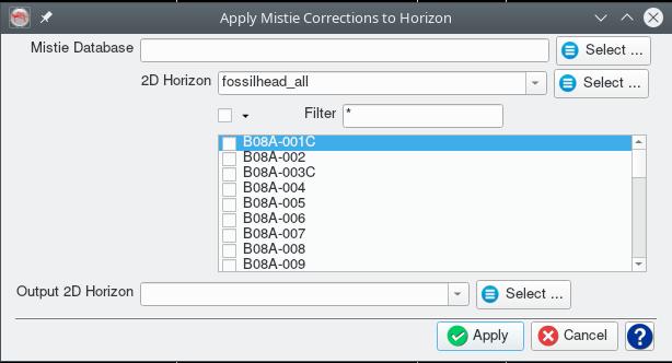 Mistie Application to 2D Horizon