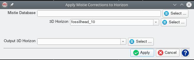 Mistie Application to 3D Horizon